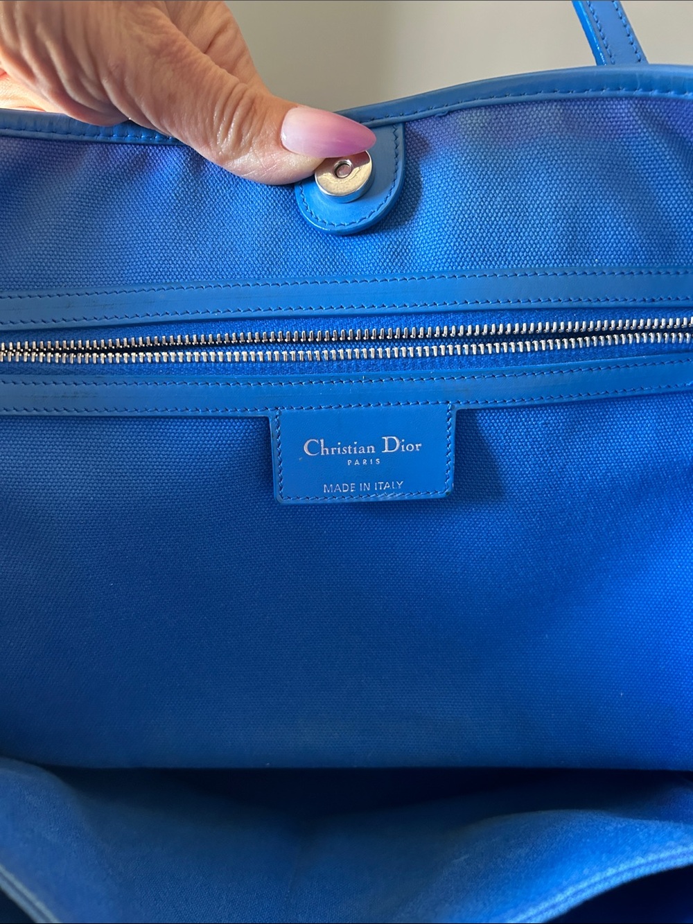 463. Christian Dior Panarea Tote Bag - Picture 11 of 13